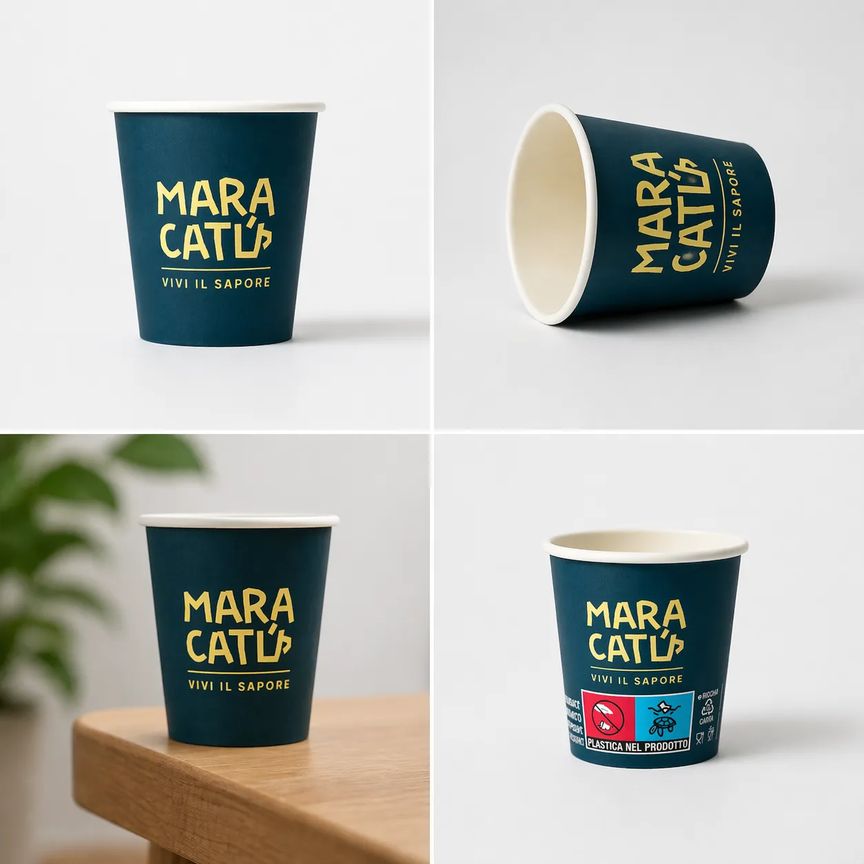 50 Umweltfreundliche Maracatú Becher 60 ml
