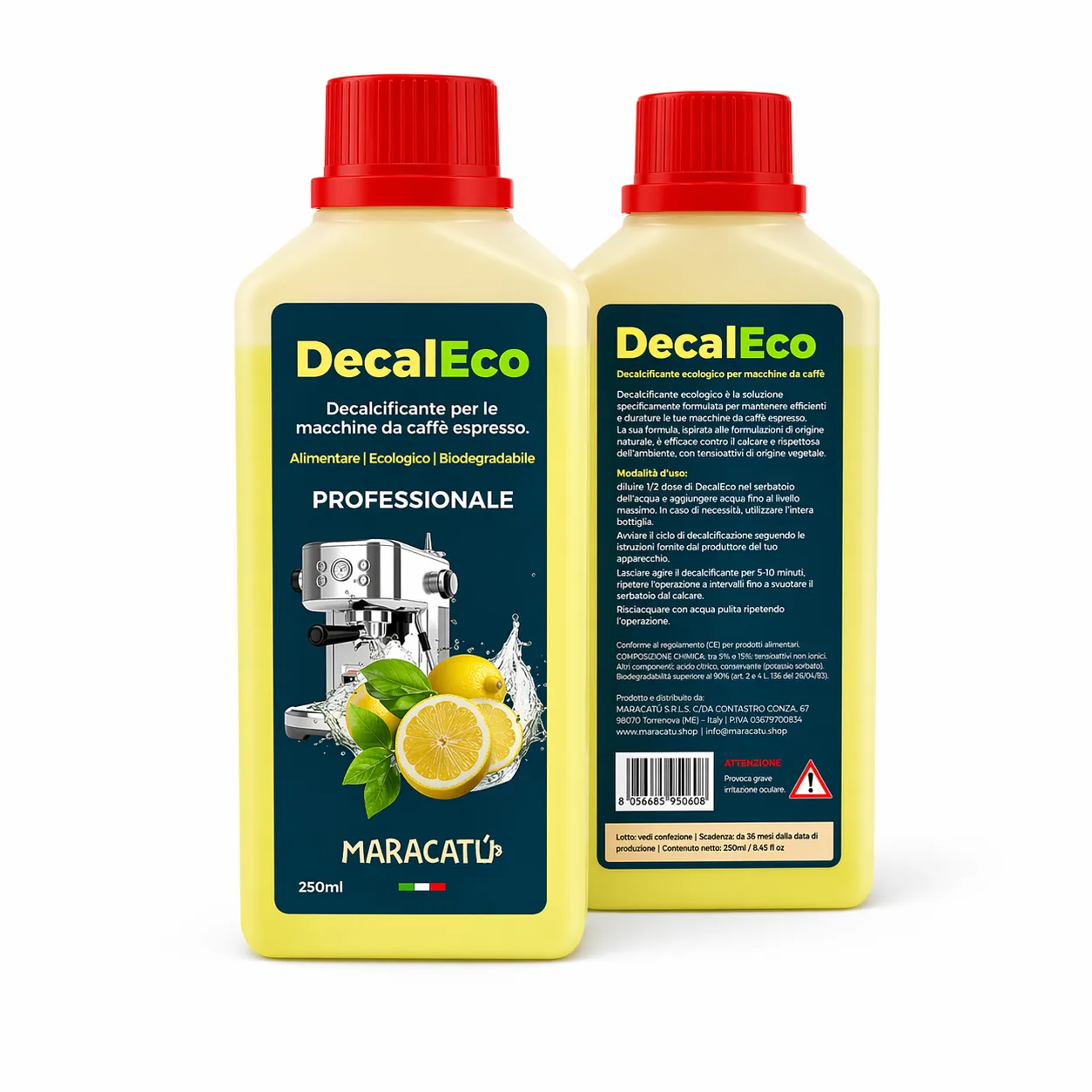 DecalEco Maracatú Decalcificante Liquido Ecologico Al Limone Bilt 250ml