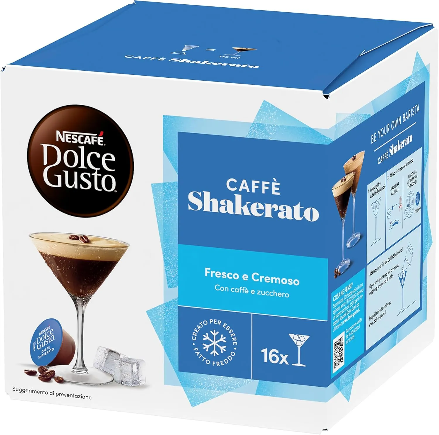 16 Capsule Originali Nescafè Dolce Gusto Caffè Shakerato