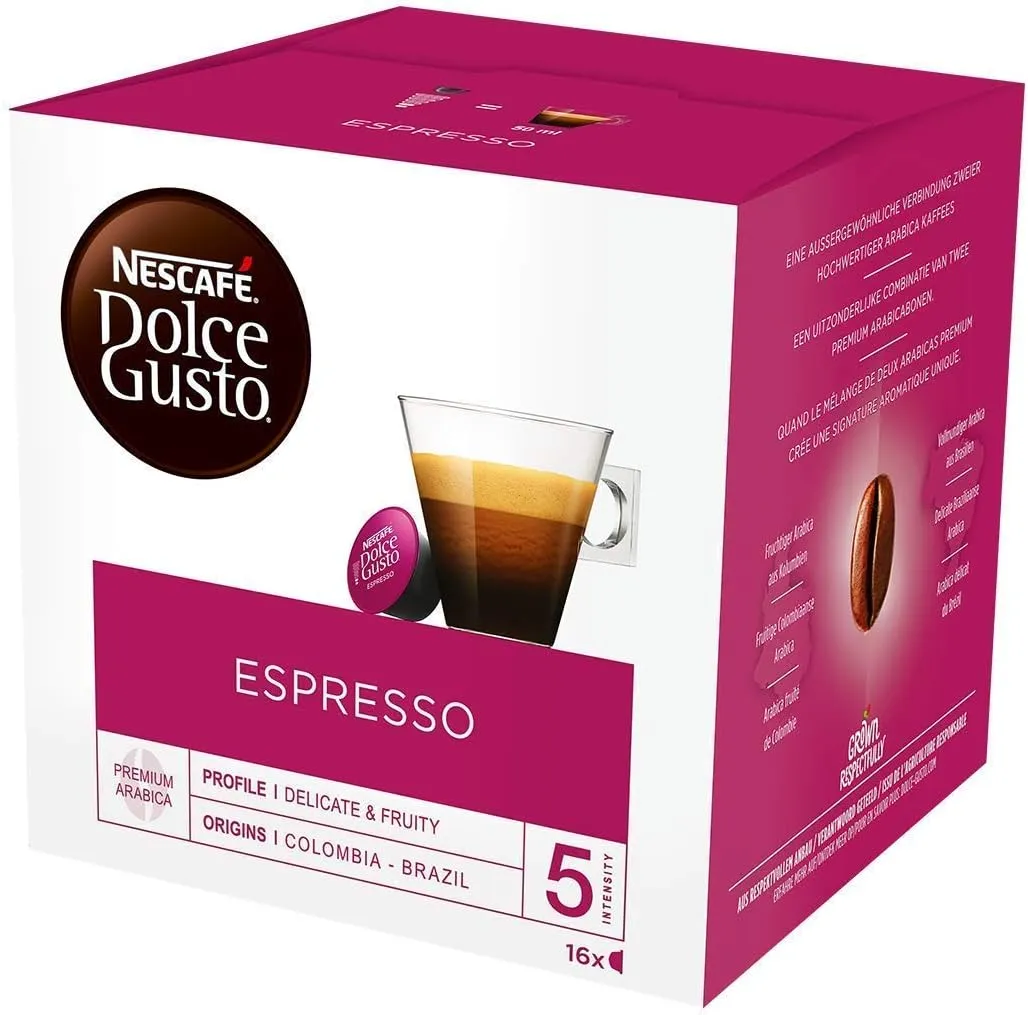 16 Capsule Originali Nescafè Dolce Gusto Espresso
