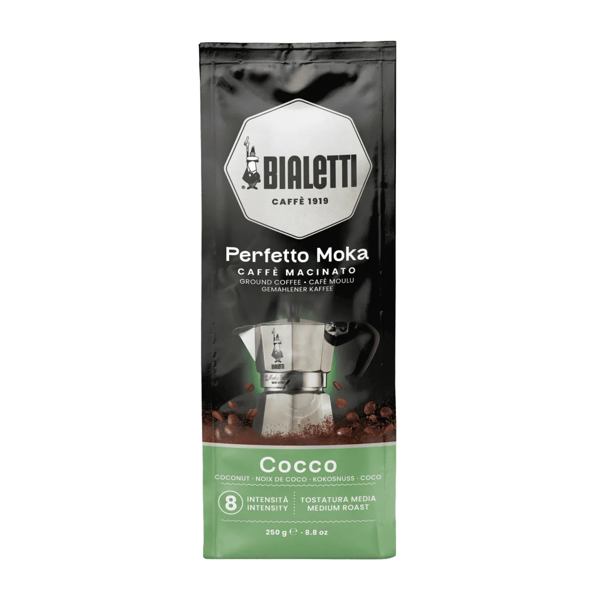 Caffè macinato Bialetti Perfetto Moka Cocco 250 g