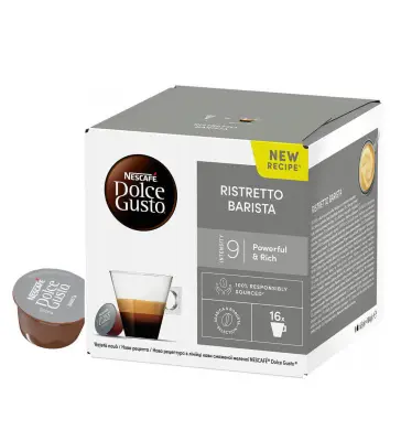 16 Capsule Caffè Nescafè Dolce Gusto Espresso BARISTA