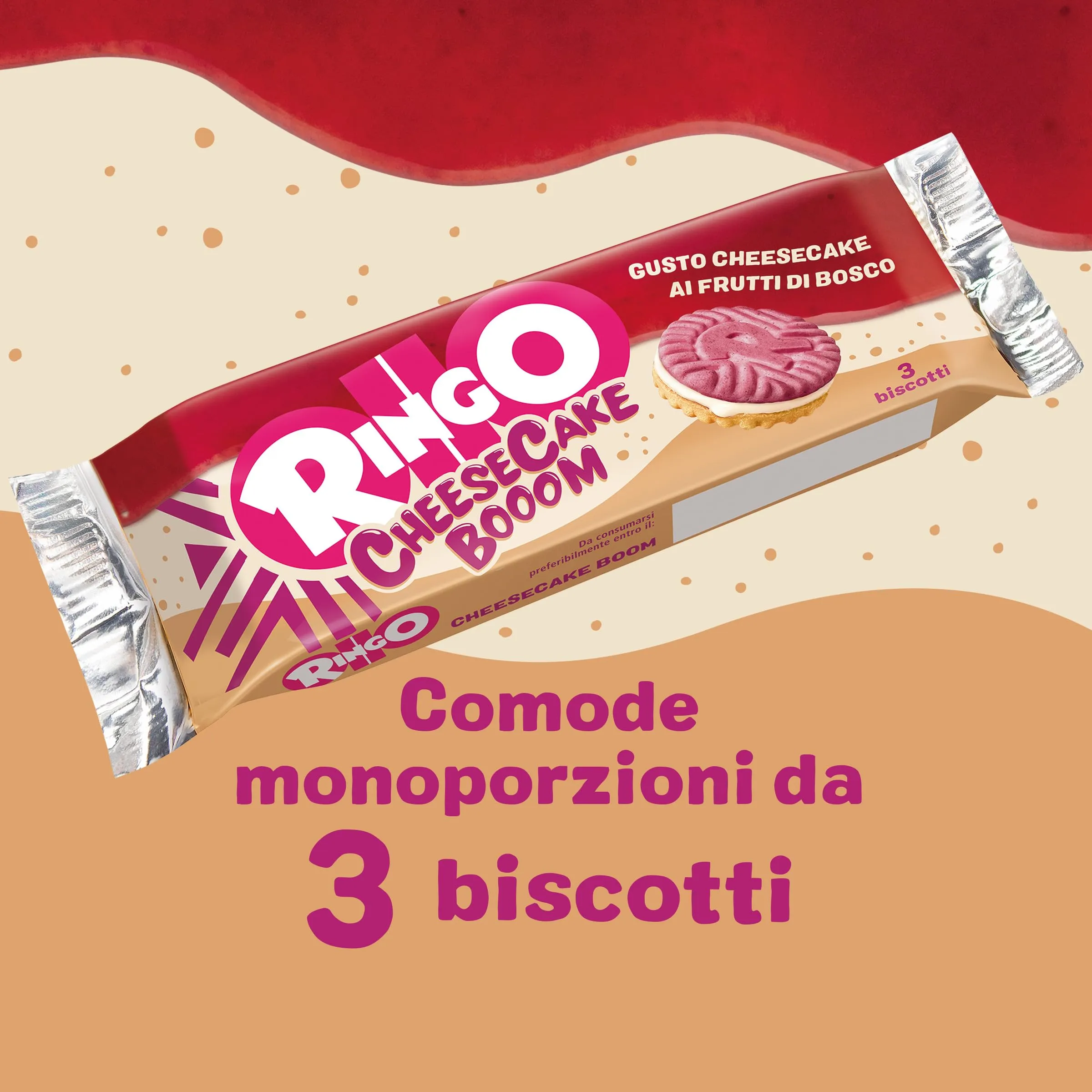 Ringo Cheesecake Boom Snack Monoporzione 27,5g