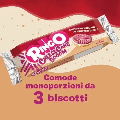 Ringo Cheesecake Boom Snack Monoporzione 27,5g