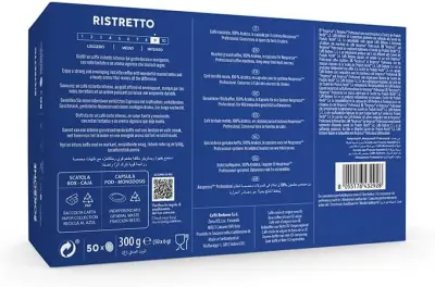 50 Capsule Borbone Nespresso Professional Ristretto – Caffè Espresso Intenso e Corposo