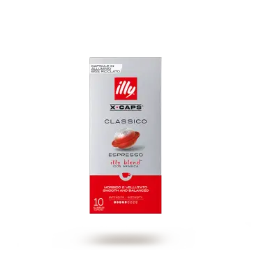 10 kapsułek Illy X▪CAPS Classico – Kawa Espresso 100% Arabica o Łagodnym i Zrównoważonym Smaku