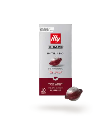 10 kapsułek Illy X▪CAPS Intenso – Kawa Espresso 100% Arabica o Pełnym i Wyrazistym Smaku