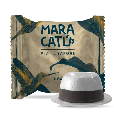50 Capsule Maracatú Caffè Miscela Gran Crema Bialetti Compatibili, intensità 9/10