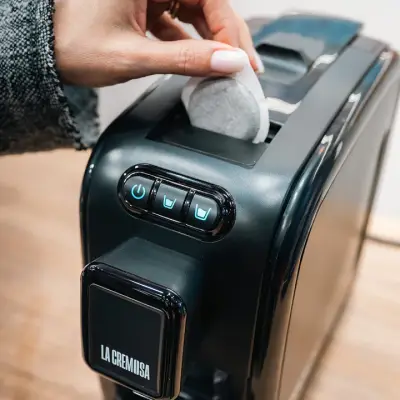 Toraldo La Cremosa Kaffeemaschine für ESE 44 mm Pads – Kompakt und Einfach zu Bedienen