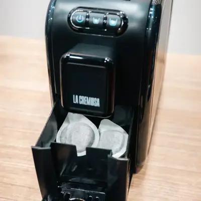 Toraldo La Cremosa Kaffeemaschine für ESE 44 mm Pads – Kompakt und Einfach zu Bedienen