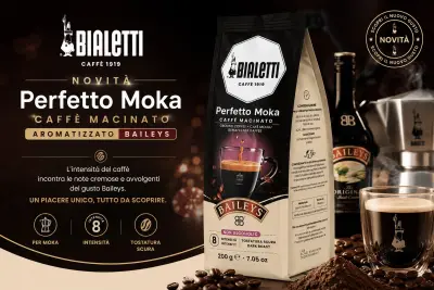 Bialetti Perfetto Moka Baileys – Kawa Mielona Aromatyzowana 200 g