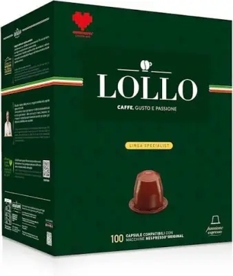 Lollo Caffè Passionespresso Classic Blend Nespresso compatible 100 capsules