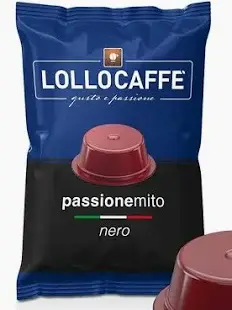 Lollo Caffè Passione Mio Miscela Nera compatibile Lavazza A Modo Mio 100 capsule