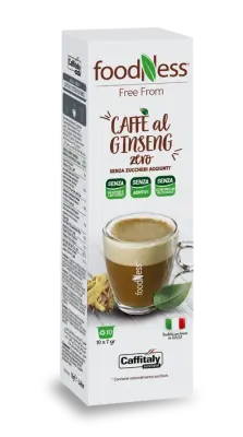 Capsule Caffè Ginseng Zero Foodness per Caffitaly System
