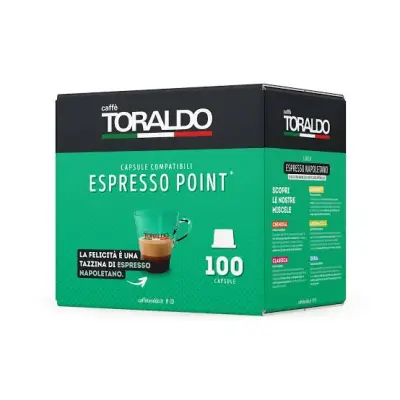 100 CAFFÈ TORALDO Classica Kapseln Kompatibel mit Espresso Point