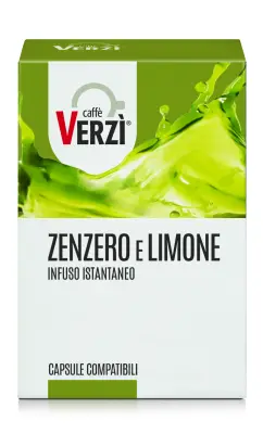 50 VERZÌ Ingwer-Zitrone Kapseln Kompatibel mit Lavazza Firma
