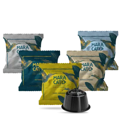 50 Maracatú Coffee Capsules Sublime Blend - Dolce Gusto Compatible, Intensity 8/10