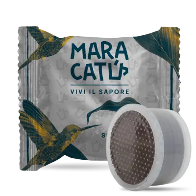 100 Capsule Caffè Maracatú Miscela Sublime Compatibili Lavazza Espresso Point, Intensità 8/10