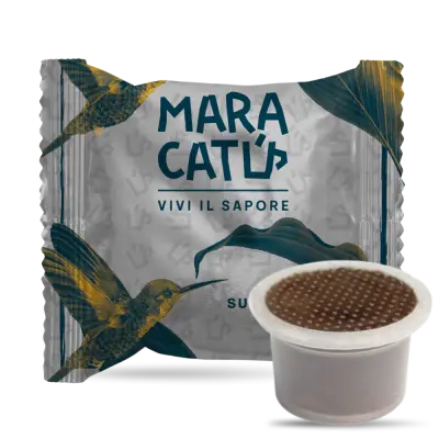 100 Capsule Caffè Maracatú Miscela Sublime Uno System Compatibili, Intensità 8/10